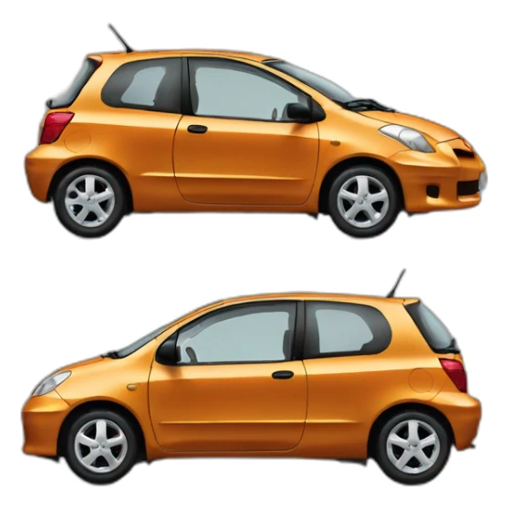 Toyota yaris 1999 sticker