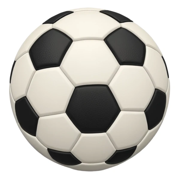 white Football withh shedow  sticker