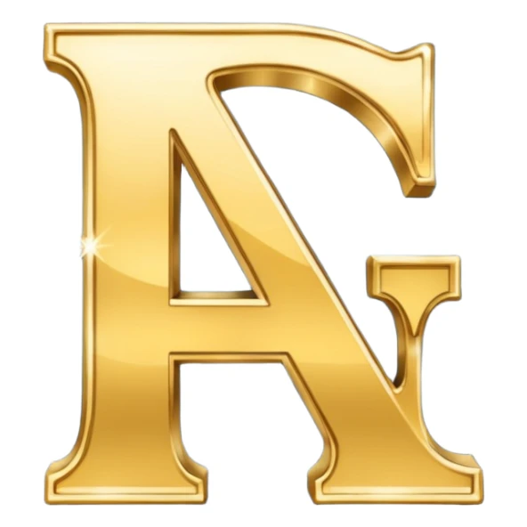 Créé un emojis ou la lettre A été D s'entrelacent sticker