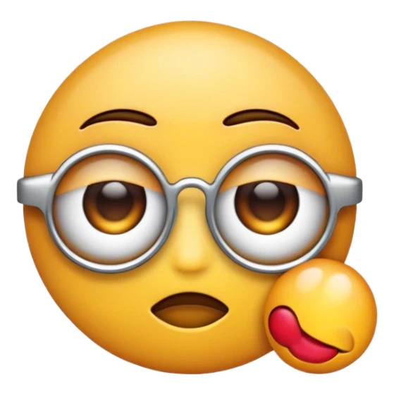 Emoji cansado y con ojeras sticker