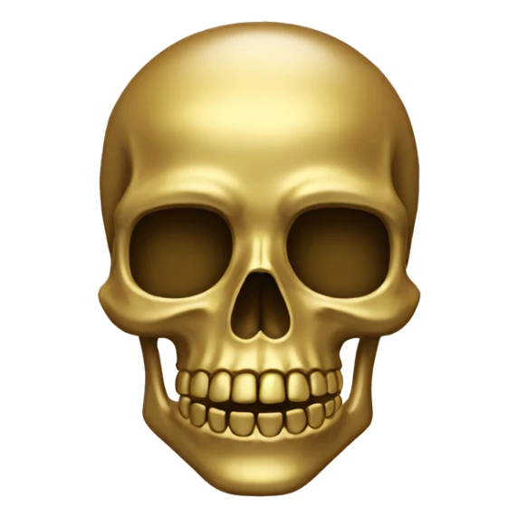 gold Skeleton sticker