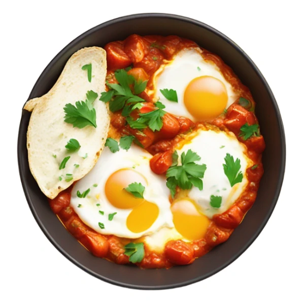 Shakahuka the hot tomato dish sticker