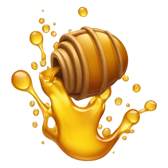 Splash of honey sticker