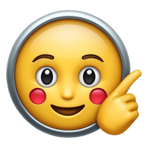 Hazme el emoji de una prensa al estilo iphone sticker