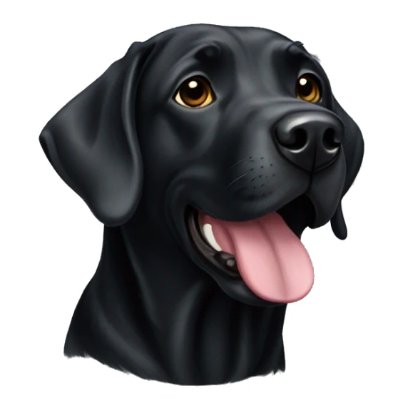 black lab sticker