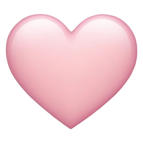 Light pink heart sticker