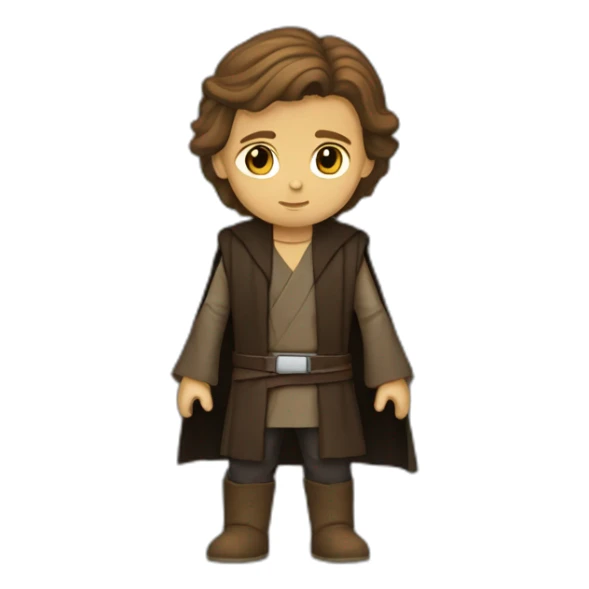Anakin Skywalker entouré de jeune fille debout sticker