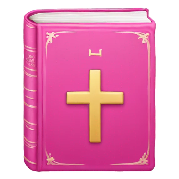 Pink holy bible  sticker