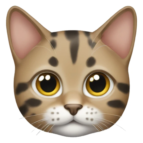 Spotted tabby short hair cat  sticker