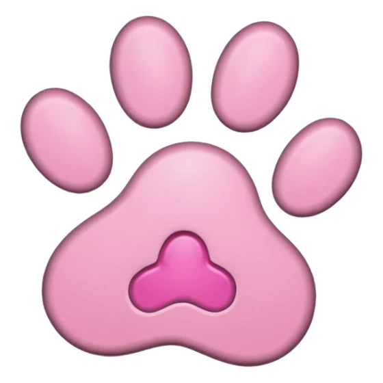 puppy paw print with a border sticker