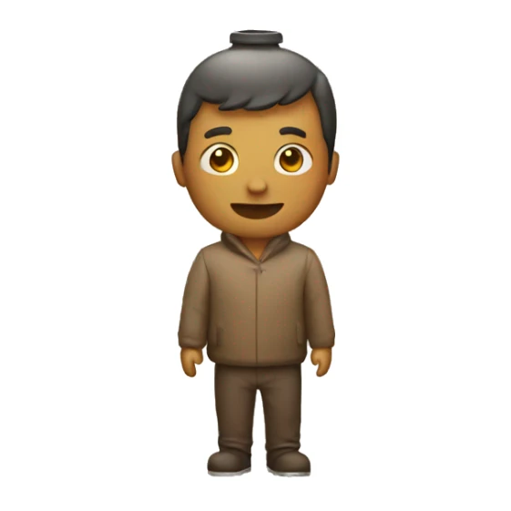 A bottle man sticker