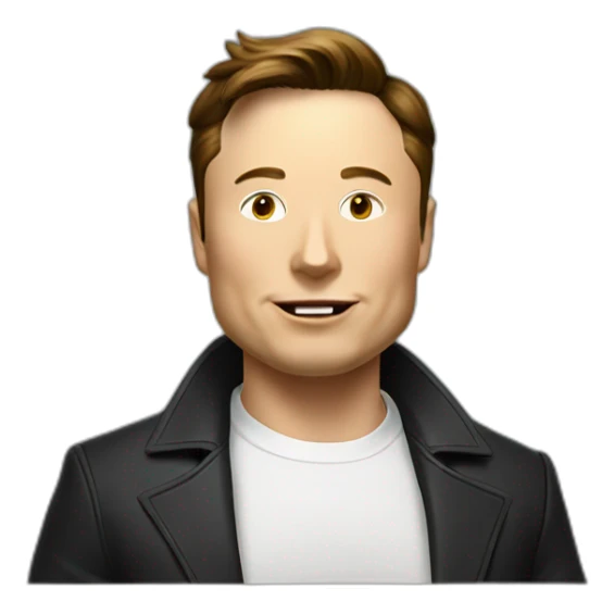elon musk doge coin sticker