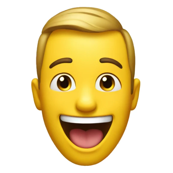 very happy emoji circle yellow with big thumb sticker