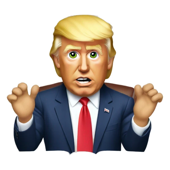 Donald trump in the White House sticker