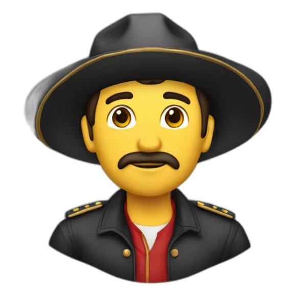 OBRERO CON CASCO Y OBEROL NEGRO  Y LA FRASE MUY BIEN sticker