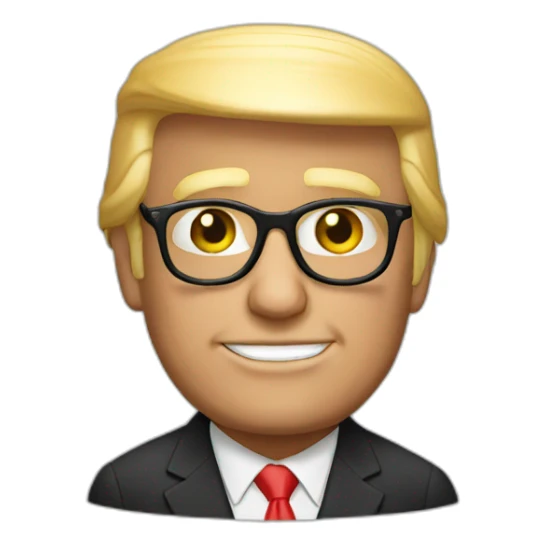 Donald Trump-lunette sticker