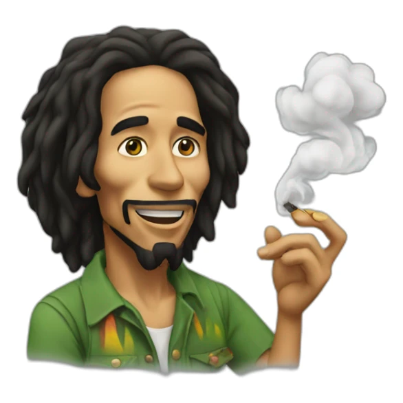 bob-marley-who-smoke sticker