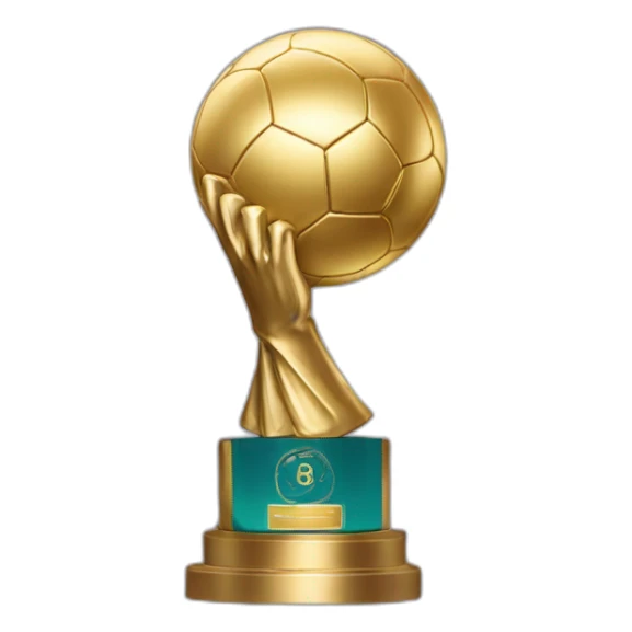 Halland avec le ballon d’or dans les mains sticker