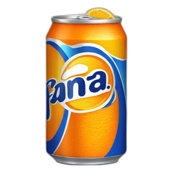 Canette de fanta sticker