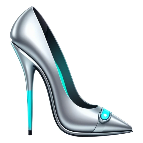 neon cyberpunk style 
stiletto sticker