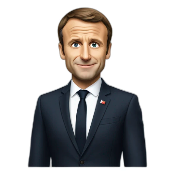 Emmanuel Macron , président de la république sticker