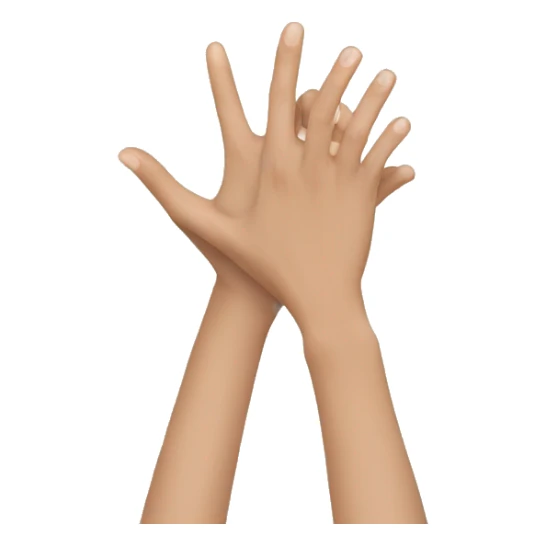 Women bending her wrist  sticker