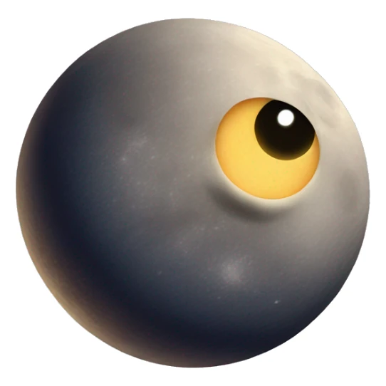 El Saturno y la luna combinados sticker