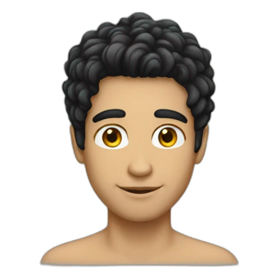 brazilian-white-guy-black-hair sticker