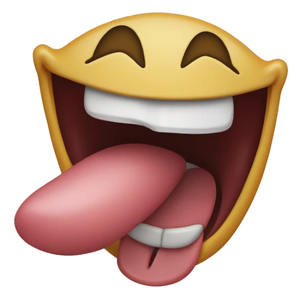 Smiley face winning don’t show tongue sticker