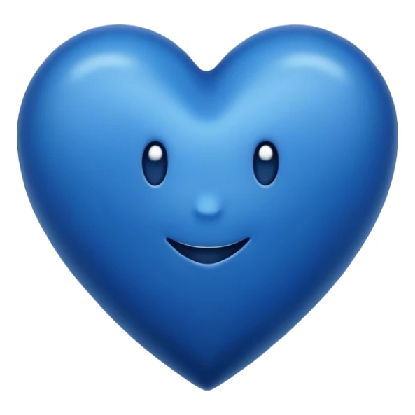 Dark blue heart with the words Have a Good Day in the middle sticker