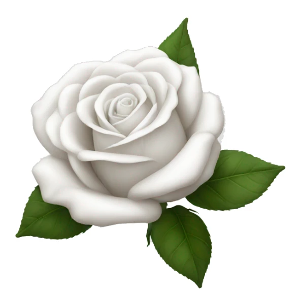 Roses white  sticker