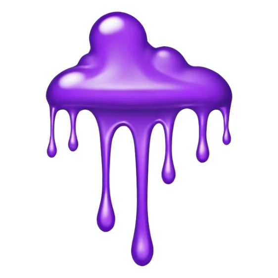 Purple splat sticker