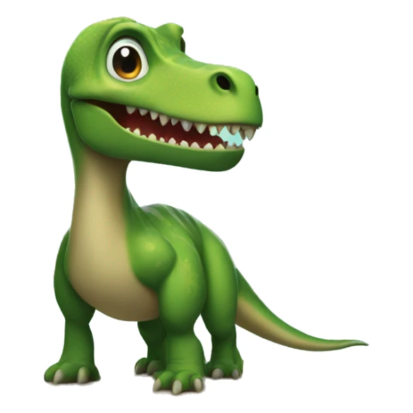 Dinosaur in a island  sticker