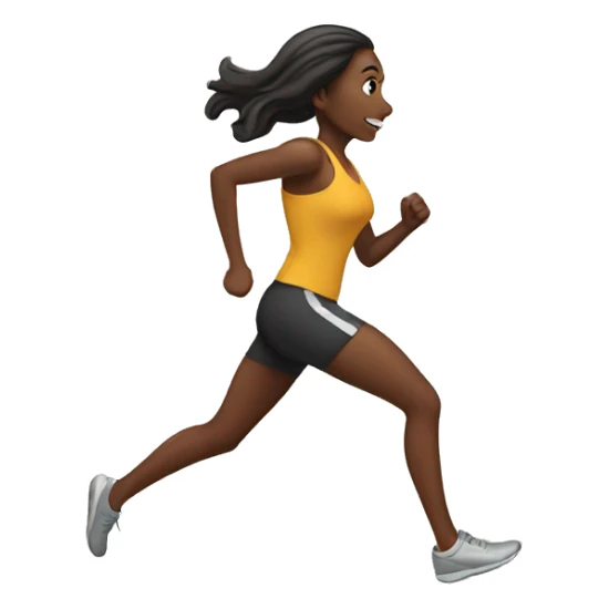 women running sticker