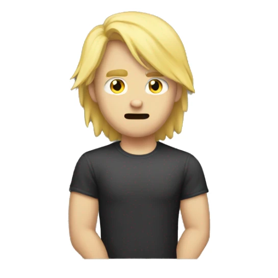 blond guy play at video games horror sticker