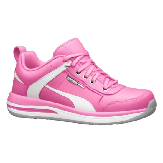 Pink sneaker sticker