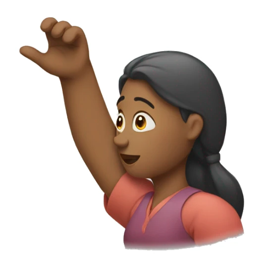 woman searching with hand on forehea sticker