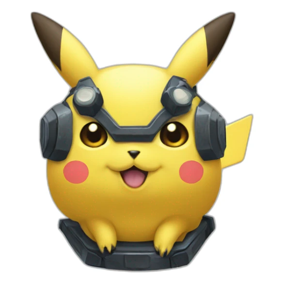 Pikatxu futurista sticker