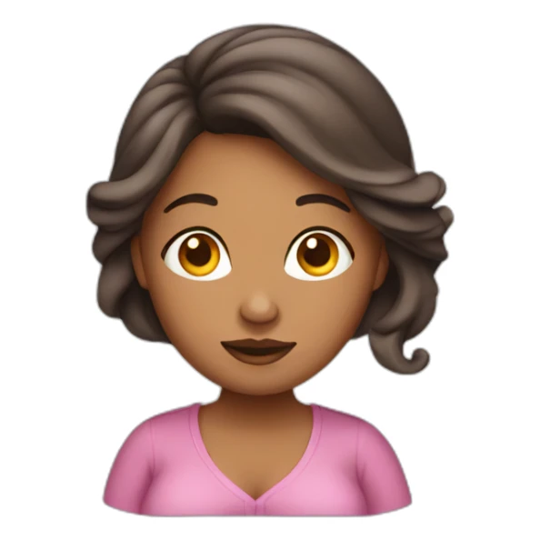 Beautiful pregnant woman sticker