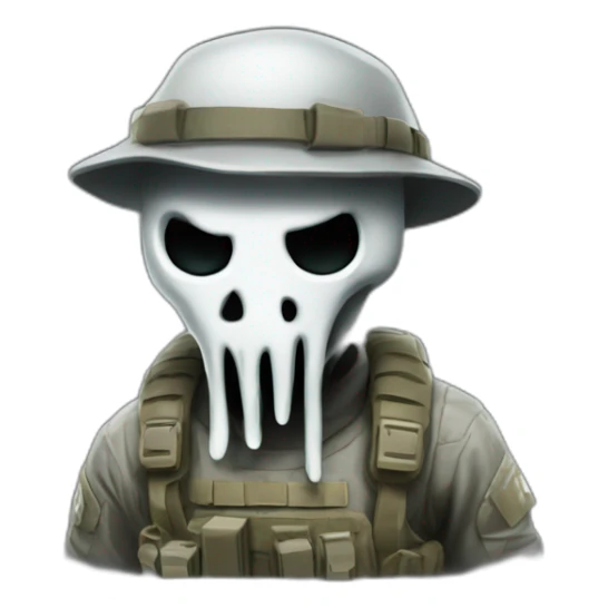 Ghost Call Of duty sticker