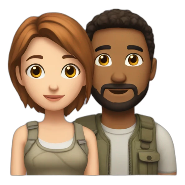 joel and ellie sticker
