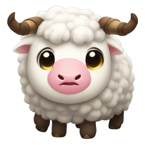 poro sheep from league of legends cute sticker