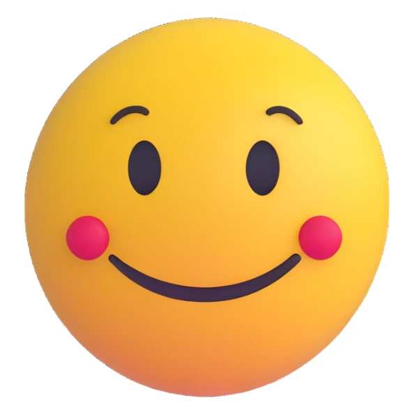 3D smiley emoji, round shape, sad face, with the text "szomcsi" sticker