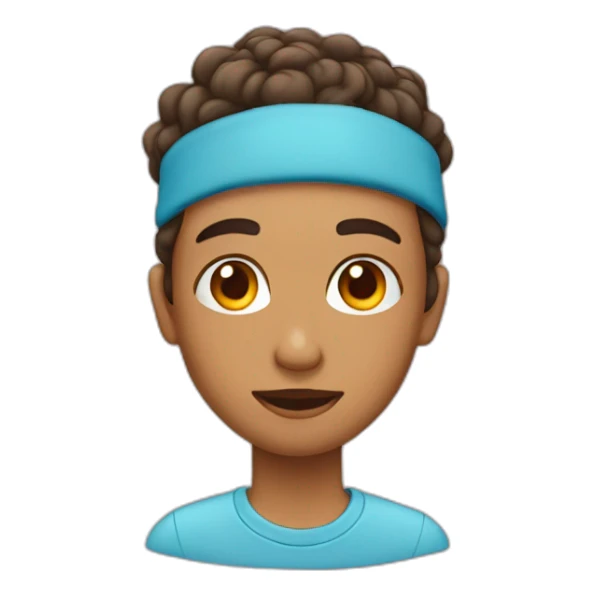 adolescente con granos y anteojos sticker