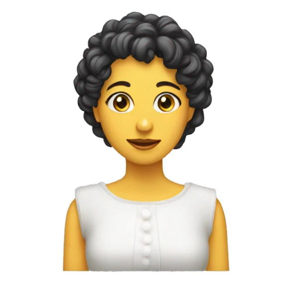 Carita coqueta sticker