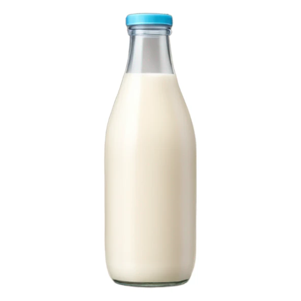 bottle of oat milk  sticker