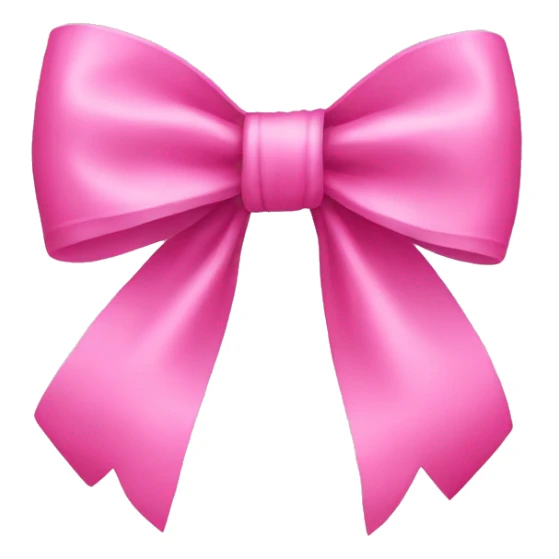 Pink bow sticker