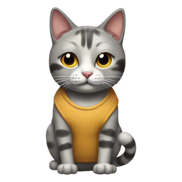 A cat fused with a house at the hip sticker