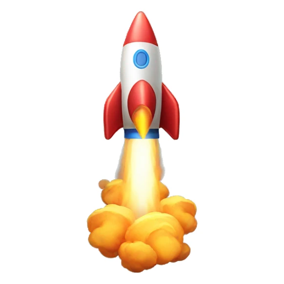 Diwali rocket sticker