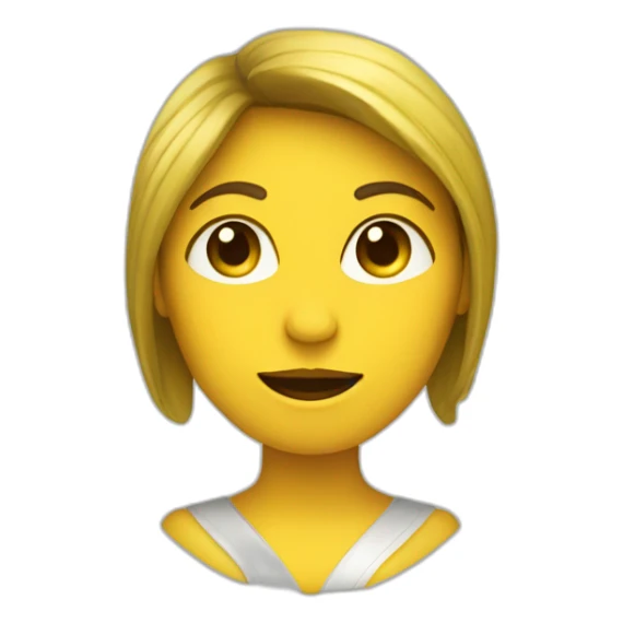 Femme qui tient une banane sticker